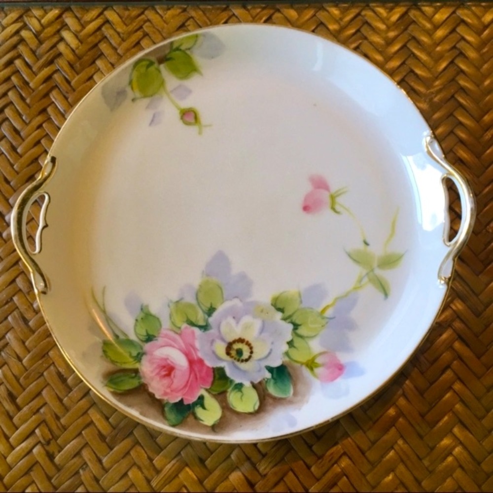 Hand Painted Nippon Porcelain Serving Plate